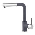 Concept BDG4527DG - Drezová batéria s výsuvnou sprškou 26,9 cm granit/tmavošedá