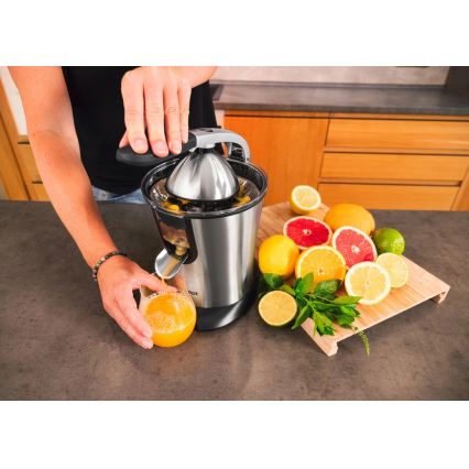 Concept CE3520 - pákový odšťavovač na citrusy, 0,75 l, 160W/230V, nerezové prevedenie