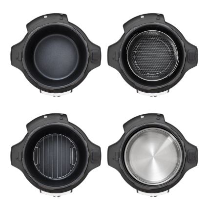 Concept CK8000 - Multifunkčný elektrický tlakový hrniec a teplovzdušná fritéza 5,6 l 11v1 1500W/230V čierna