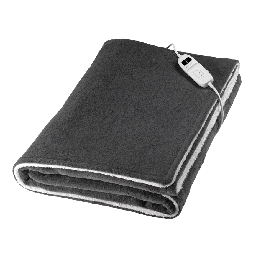Concept DV7420 - Elektrická vyhrievacia deka 160W/230V 180x130 cm šedá/biela