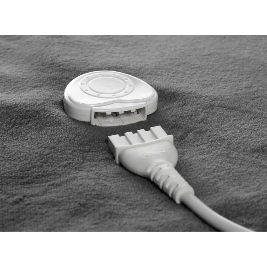 Concept DV7420 - Elektrická vyhrievacia deka 160W/230V 180x130 cm šedá/biela