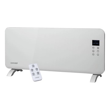 Concept KS4000 - Elektrický priamotop/konvektor 1000/2000W IP24 biela + diaľkové ovládanie