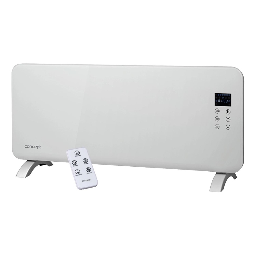 Concept KS4000 - Elektrický priamotop/konvektor 1000/2000W IP24 biela + diaľkové ovládanie