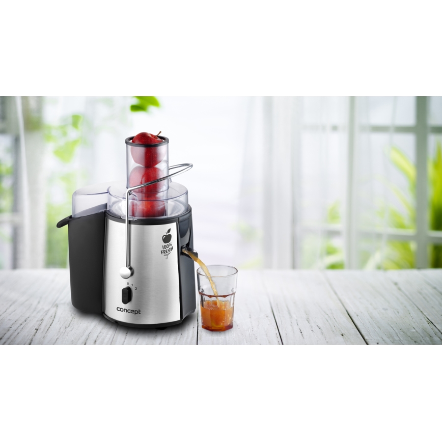 Concept LO7026 - Odstredivý odšťavovač 1000W/230V čierny/nerez