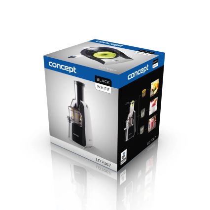 Concept LO7067 - Šnekový odšťavovač 3v1 240W/230V čierna