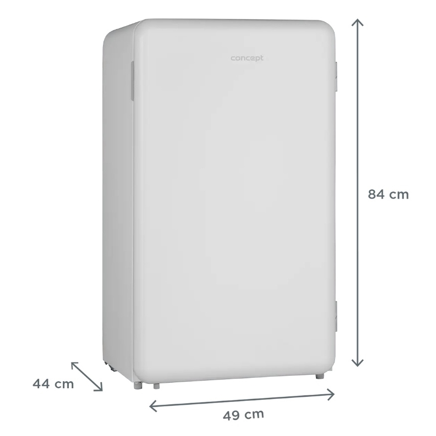 Concept LTR3047whN - Retro chladnička 93 l biela
