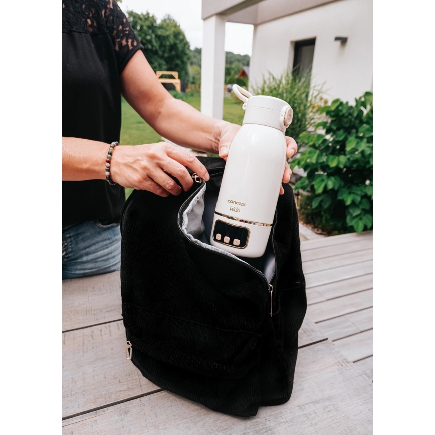 Concept OC4000 - Cestovný ohrievač vody a mlieka KIDO 500 ml 36 W/7,4 V 5000 mAh béžový