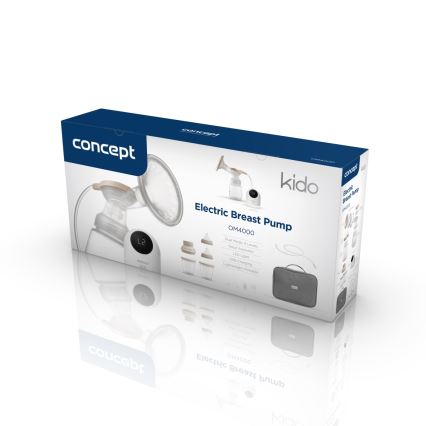 Concept OM4000 - Elektrická odsávačka materského mlieka 2v1 KIDO biela