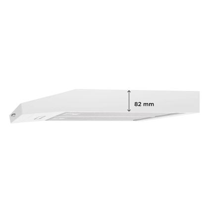 Concept OPP1260wh - Podvesný digestor 59,5 cm biely