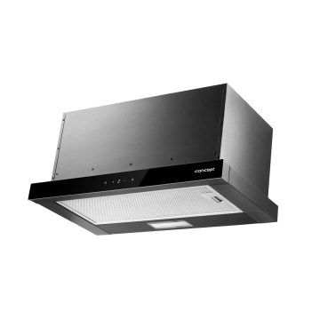 Concept OPV3860bc - Výsuvný digestor 60 cm čierny