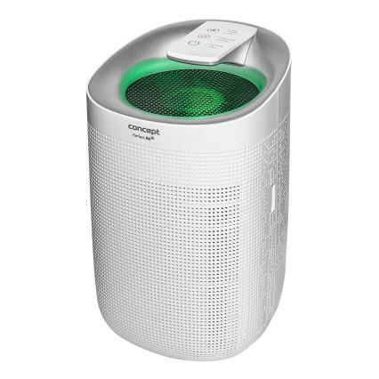 Concept OV1200 - Odvlhčovač a čistička vzduchu PERFECT AIR 1 l 45W/230V biela