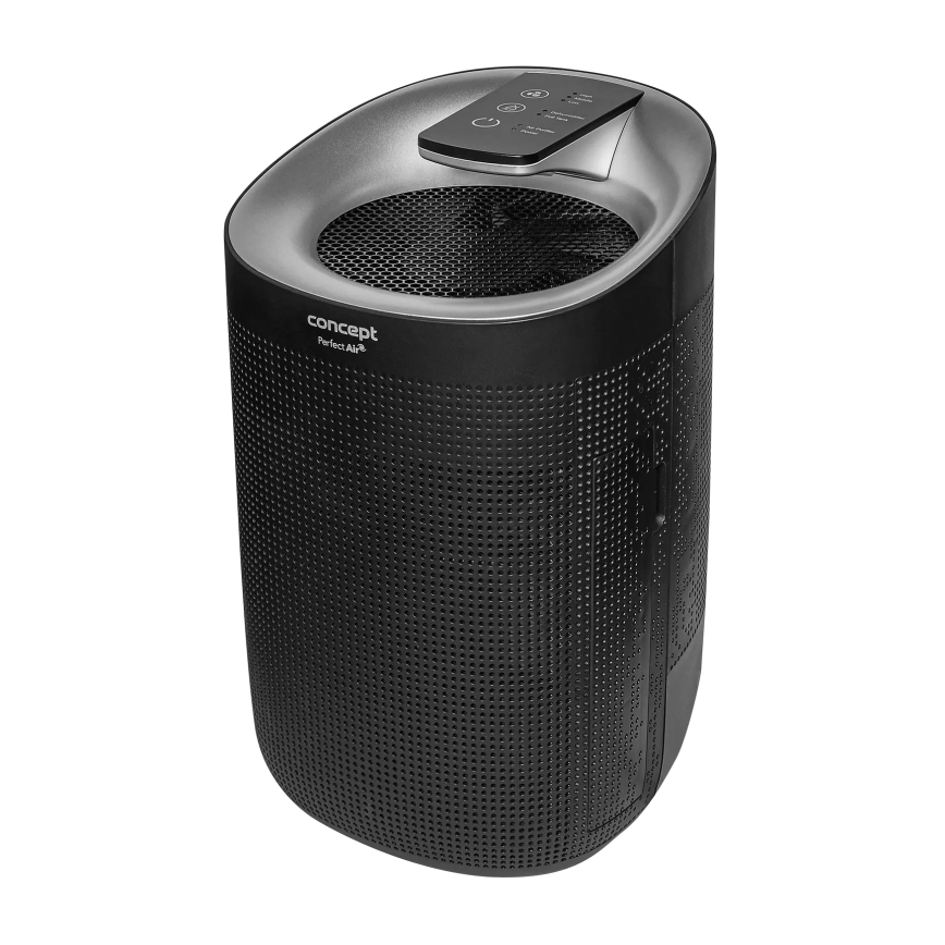 Concept OV1210 - Odvlhčovač a čistička vzduchu PERFECT AIR 1 l 45W/230V čierna