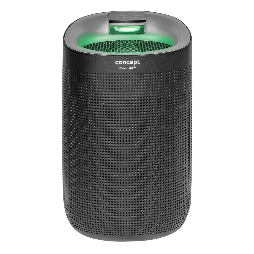 Concept OV1210 - Odvlhčovač a čistička vzduchu PERFECT AIR 1 l 45W/230V čierna