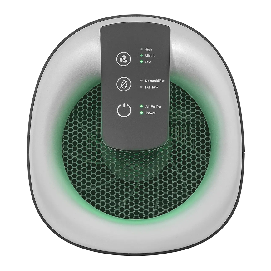 Concept OV1210 - Odvlhčovač a čistička vzduchu PERFECT AIR 1 l 45W/230V čierna