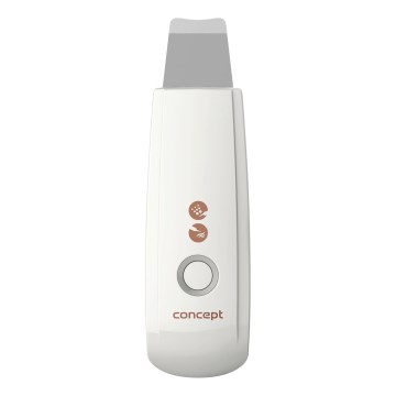 Concept PO2030 - Kozmetická ultrazvuková špachtľa PERFECT SKIN 2,5W/5V USB 600 mAh biela