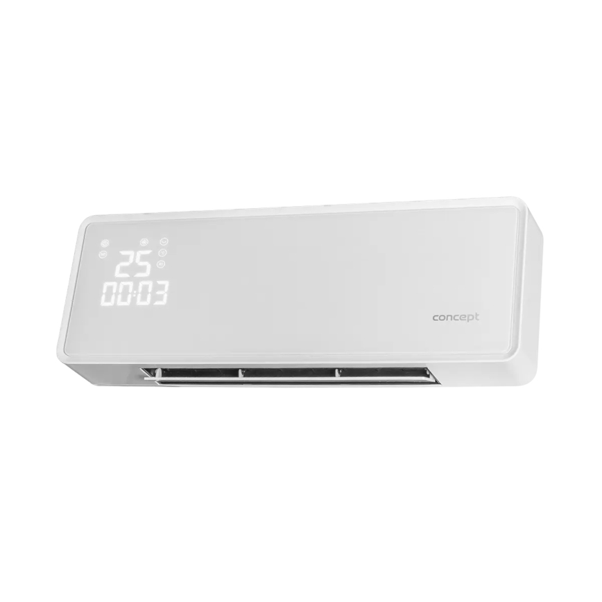 Concept QH4000 - Elektrický ohrievač 1000/2000 W IP22 biely + diaľkové ovládanie