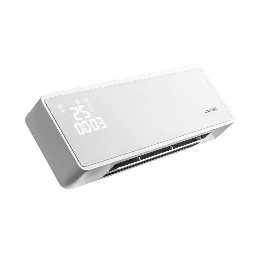Concept QH4000 - Elektrický ohrievač 1000/2000 W IP22 biely + diaľkové ovládanie