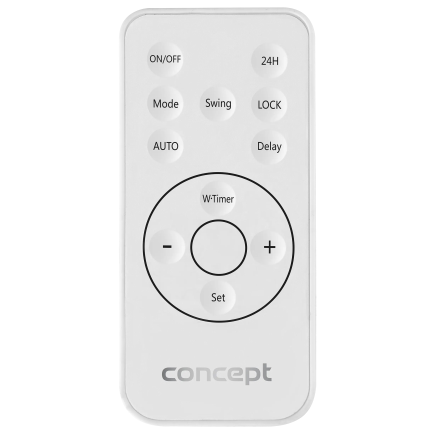 Concept QH4000 - Elektrický ohrievač 1000/2000 W IP22 biely + diaľkové ovládanie