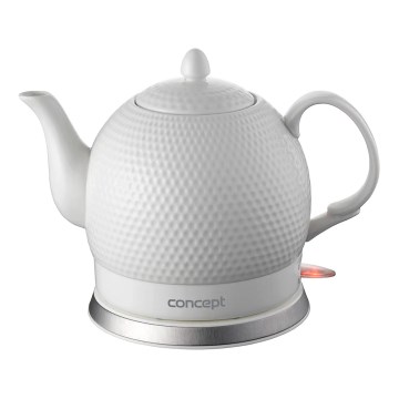 Concept RK0050 - Rýchlovarná kanvica 1,2 l 1000W/230V biela/keramika