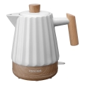 Concept RK0090 - Rýchlovarná kanvica 1,5 l 1500W/230V biela/drevený dekor/keramika