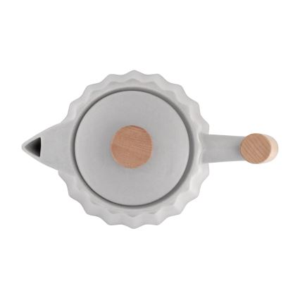 Concept RK0091 - Rýchlovarná kanvica 1,5 l 1500W/230V svetlosivá/drevený dekor/keramika