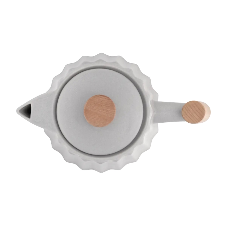 Concept RK0091 - Rýchlovarná kanvica 1,5 l 1500W/230V svetlosivá/drevený dekor/keramika