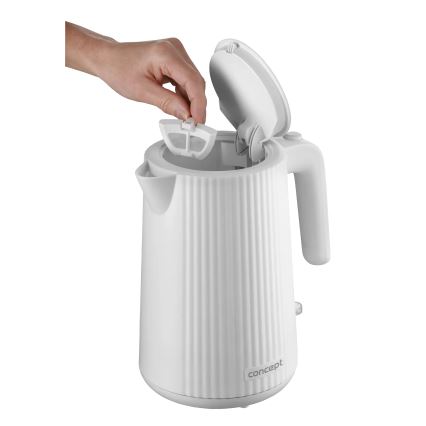Concept RK2390 - Rýchlovarná kanvica 1,7 l 2200 W/230 V biela