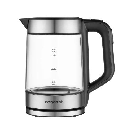 Concept RK4067 - Rýchlovarná kanvica s reguláciou teploty 1,7 l 2200W/230V nerezová