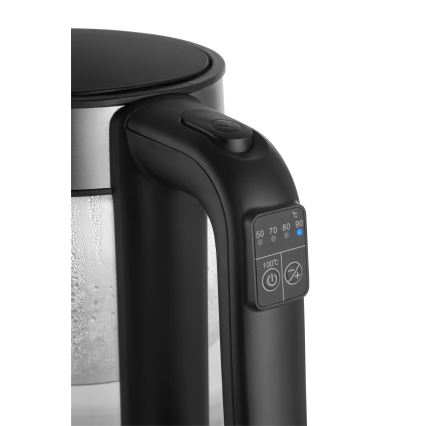 Concept RK4067 - Rýchlovarná kanvica s reguláciou teploty 1,7 l 2200W/230V nerezová