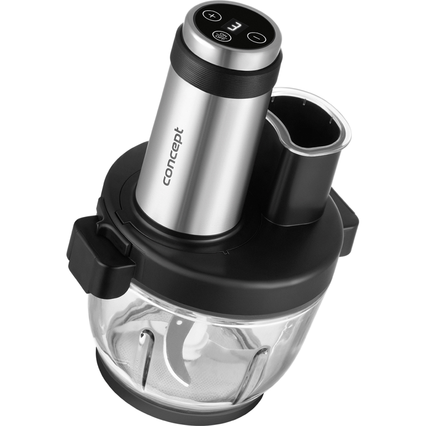 Concept RM3300 - Kuchynský robot so strúhadlom 1000W/230V čierna/nerez