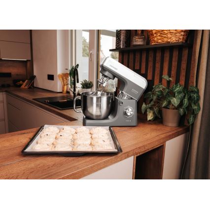Concept RM6000 - Kuchynský planetárny robot DOUGH EXPERT 1900 W/230 V antracit/nerezová oceľ