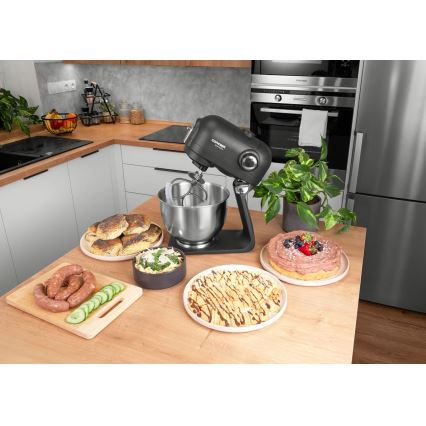 Concept RM8000 - Kuchynský robot s nerezovou misou 1200W/230V čierna
