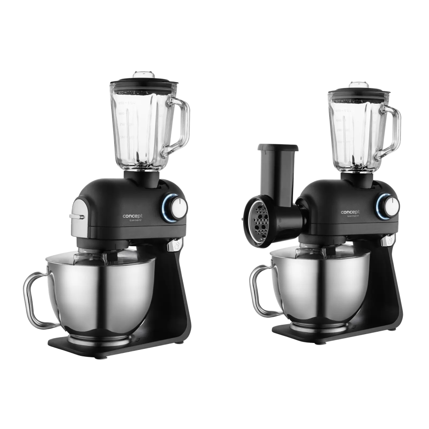 Concept RM8000 - Kuchynský robot s nerezovou misou 1200W/230V čierna