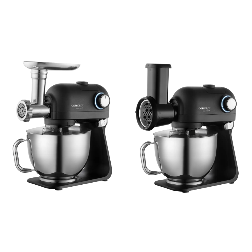 Concept RM8000 - Kuchynský robot s nerezovou misou 1200W/230V čierna
