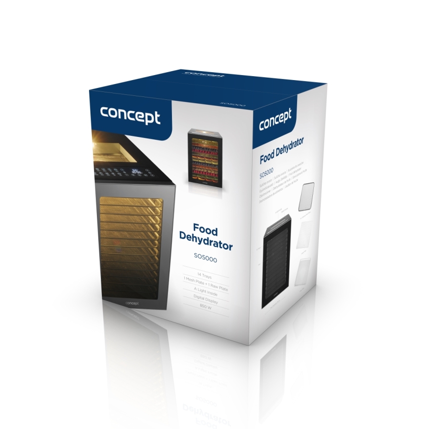 Concept SO5000 - Sušička potravín 850W/230V čierna