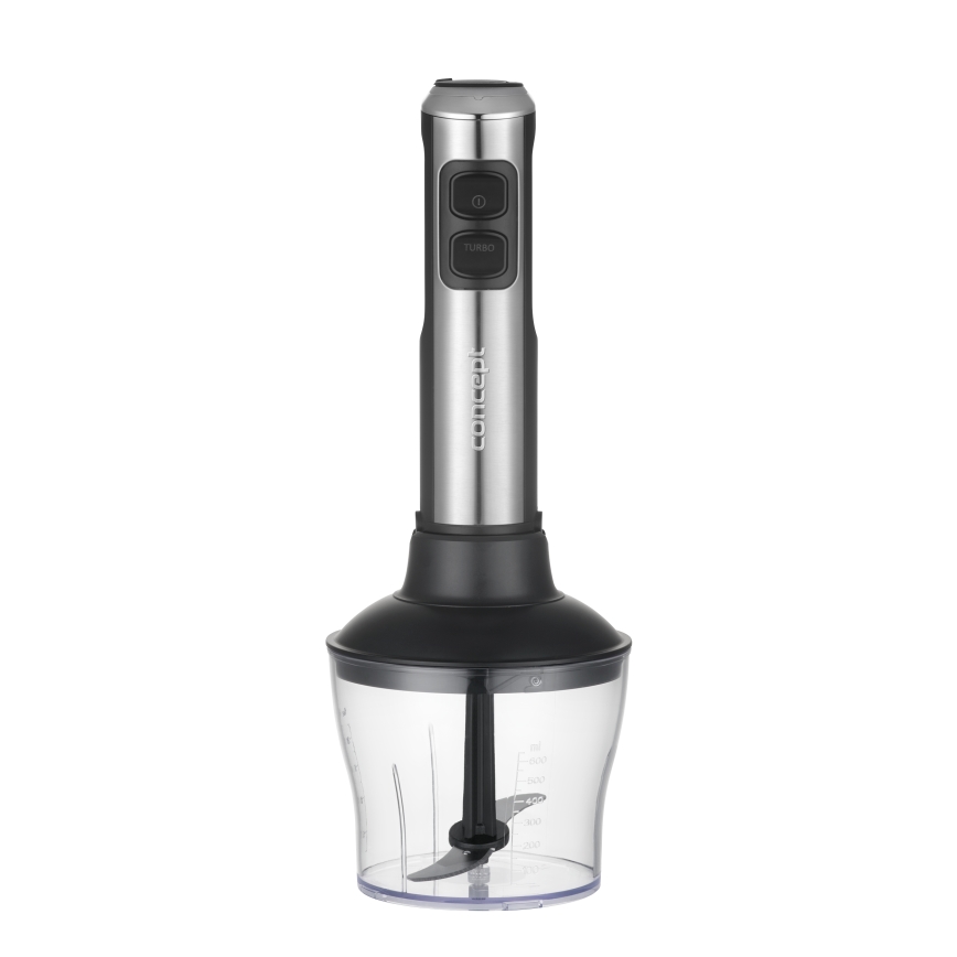 Concept TM5500 - Tyčový mixér s príslušenstvom 1500W/230V čierna/nerez