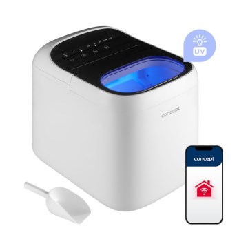 Concept VL1520 - Výrobník ľadu 150W/230V Wi-Fi biela