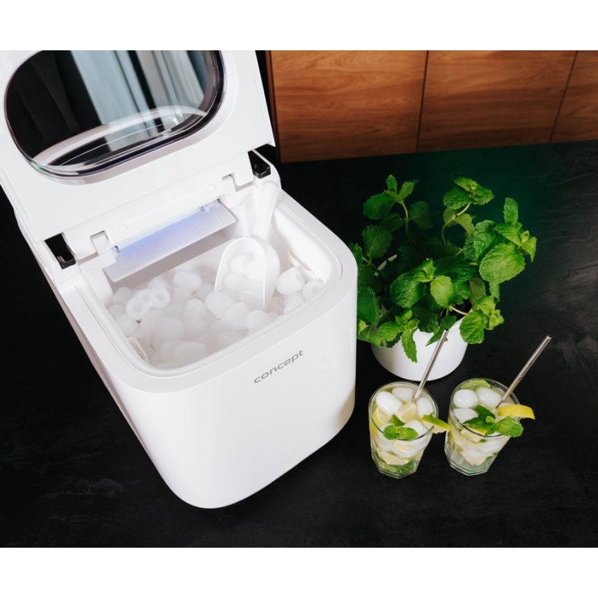 Concept VL1520 - Výrobník ľadu 150W/230V Wi-Fi biela