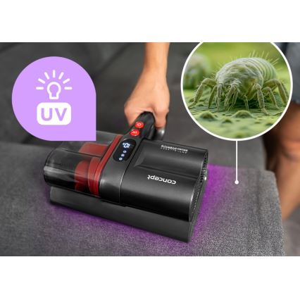 Concept VP2000 - Ručný antibakteriálny vysávač s UV-C lampou LUMISTAR 120W/11,1V