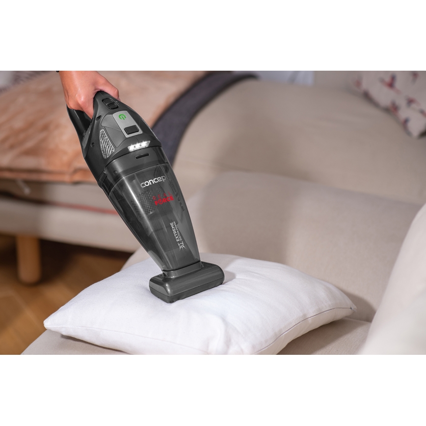 Concept VP4380 - Ručný vysávač REAL FORCE 110W/18,5V 2200 mAh čierna