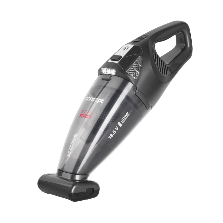 Concept VP4380 - Ručný vysávač REAL FORCE 110W/18,5V 2200 mAh čierna