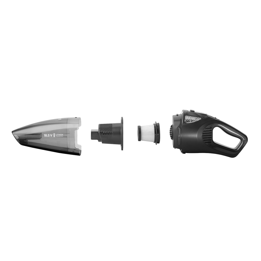 Concept VP4380 - Ručný vysávač REAL FORCE 110W/18,5V 2200 mAh čierna