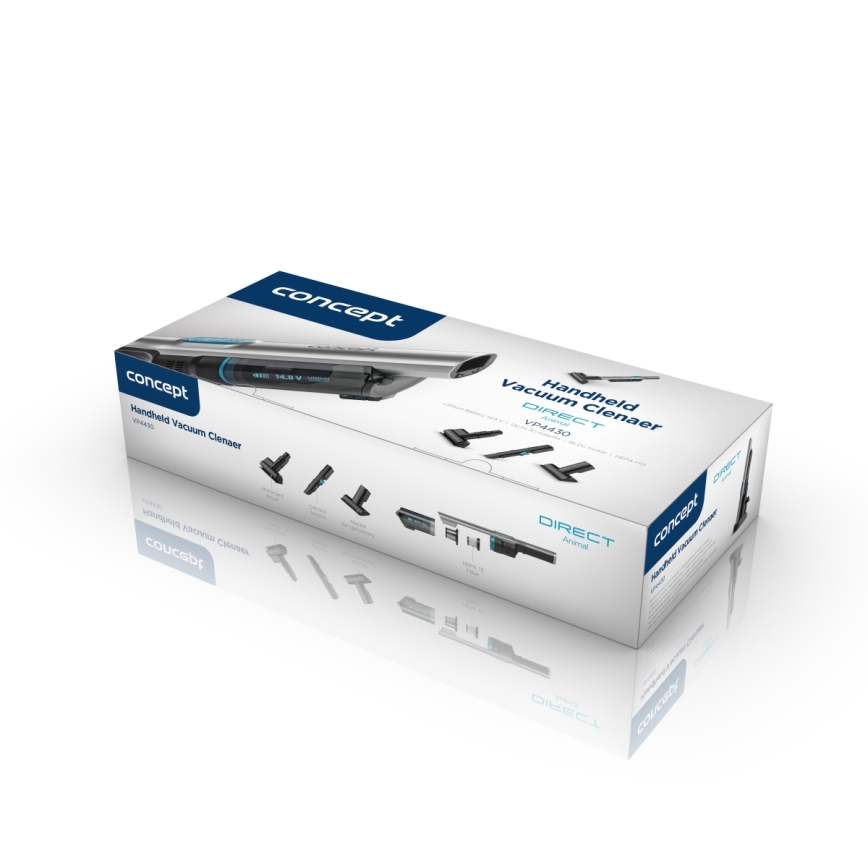 Concept VP4430 - Ručný vysávač DIRECT ANIMAL 180W/14,8V 2200 mAh čierna