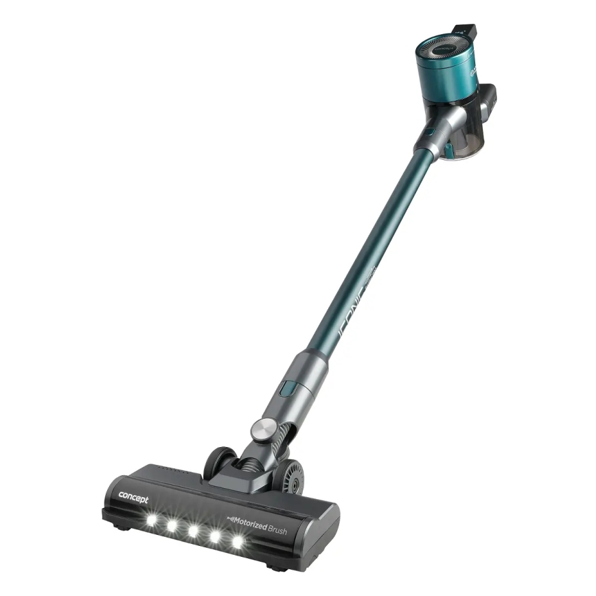 Concept VP6045 - Tyčový ručný vysávač 2v1 ICONIC SUCTION PRO 450W/29,6V 2500 mAh modrá