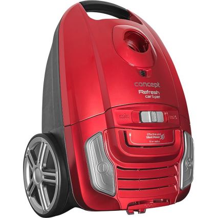Concept VP8224 - Sáčkový vysávač REFRESH CAR&PET 3,5 l 700W/230V červená