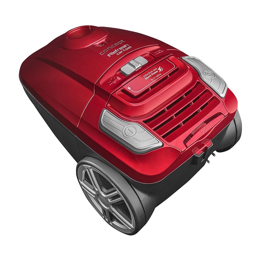 Concept VP8224 - Sáčkový vysávač REFRESH CAR&PET 3,5 l 700W/230V červená