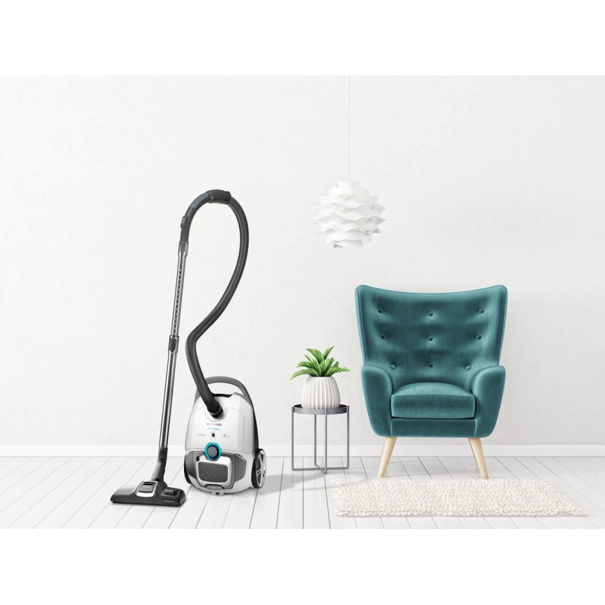 Concept VP8291 - Vrecový vysávač PERFECT CLEAN PET EXPERT 700W/230V biela