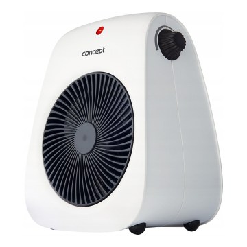 Concept VT7040 - ventilátor s ohrievacím telesom 1000/2000 W, 230 V, biela