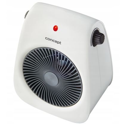 Concept VT7040 - ventilátor s ohrievacím telesom 1000/2000 W, 230 V, biela