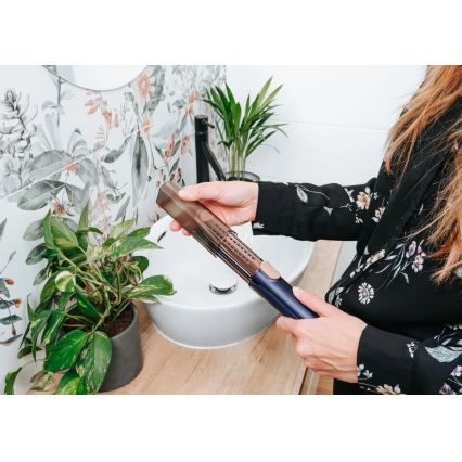 Concept VZ8100 - Žehlička na vlasy PROFI CARE 60W/230V modrá/zlatá